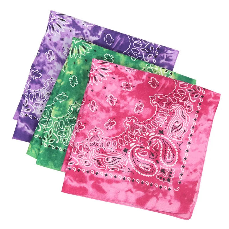 Fashion Unisex Men Women Bandana Hairband Cowboy Mens Biker Sports Qme