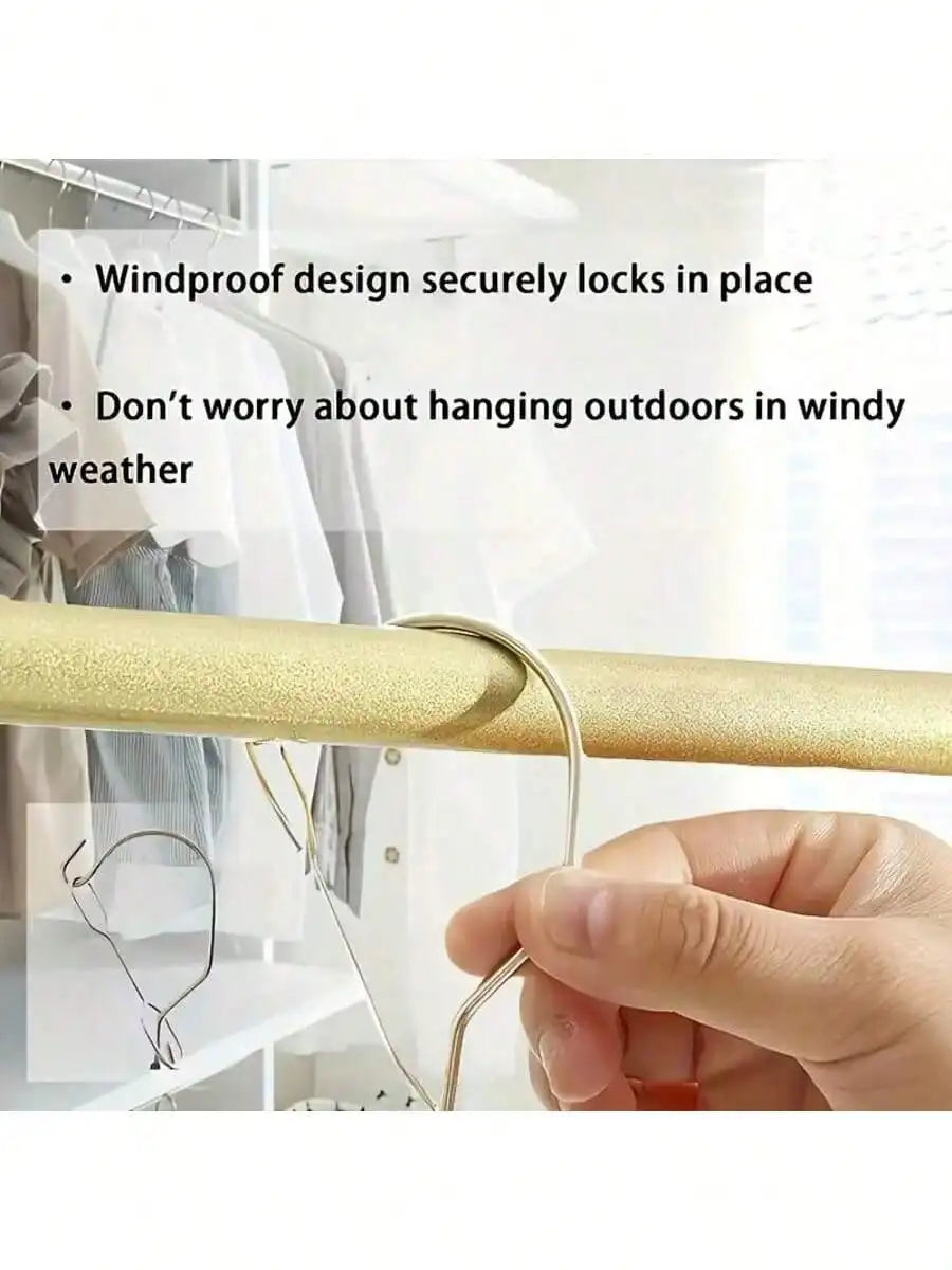 1 Multifunctional Clip Hangers Wet Dry Space-saving Clothes Hanger Qme
