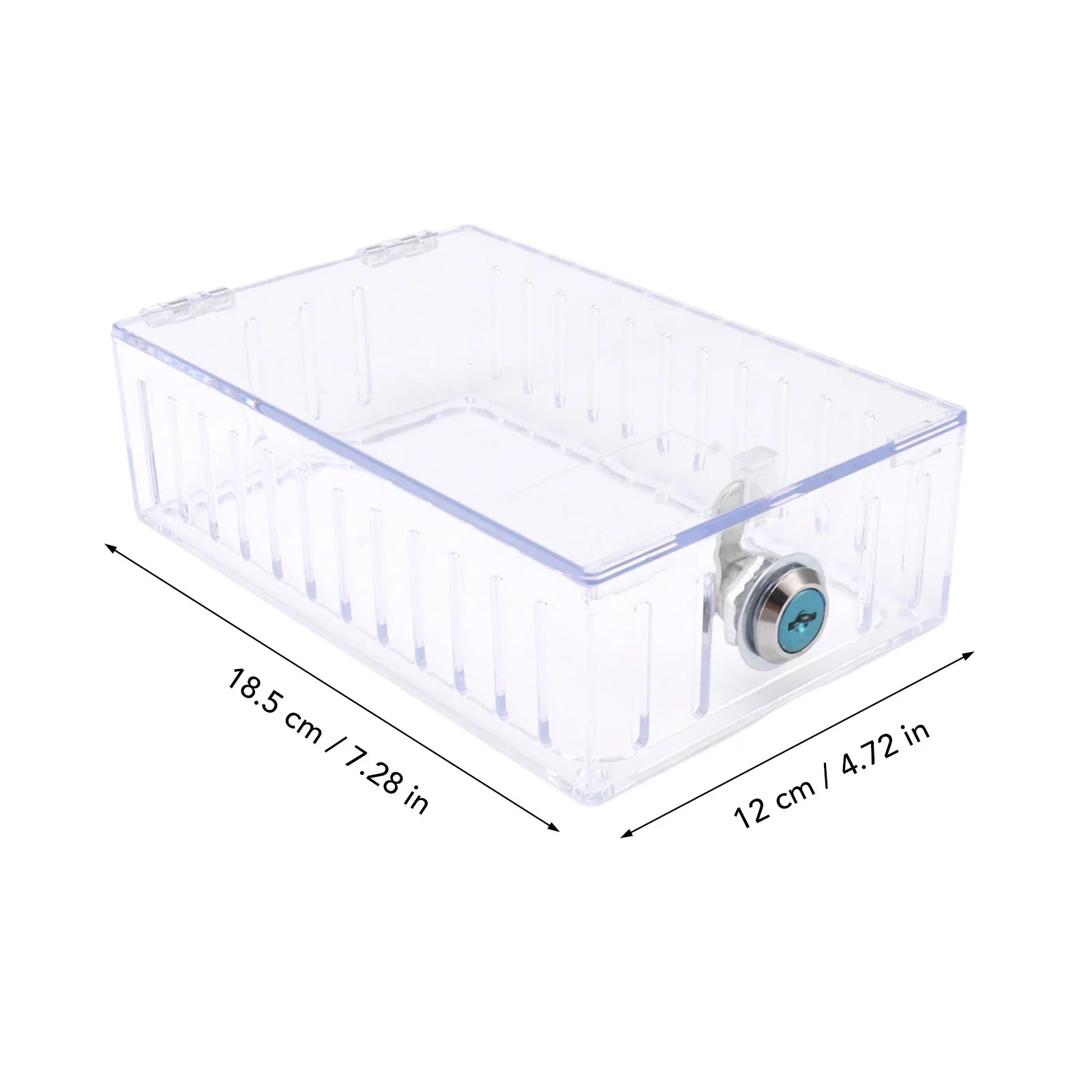 Universal Thermostat Lock Box With Key Clear Large Thermostat Cover For Thermostat On Wall Thermostat Guard Protector Qme