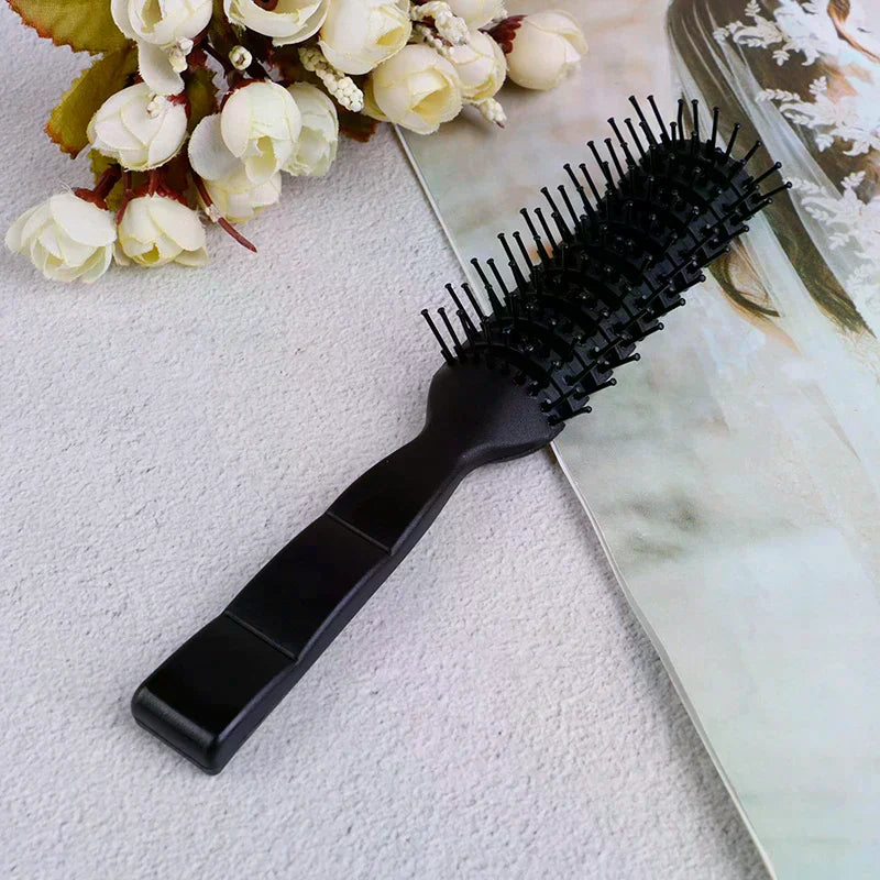 Men Plastic Vent Hair Brush Comb Anti-static Massage Care Ribs Qme