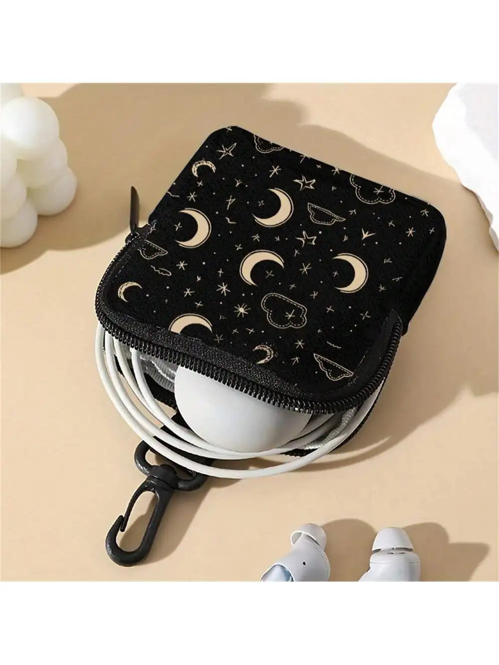 Eid Al Fitr Starry Sky Printed Change Bag Synthetic Leather Qme