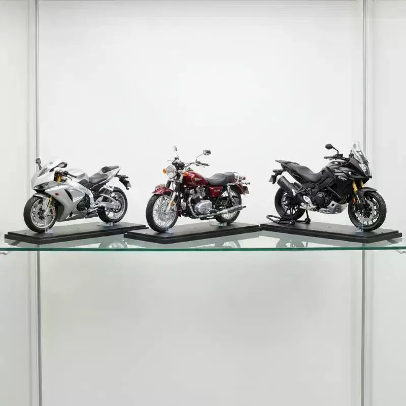 Plastic Display Stand Motorcycle Models 1 12 Scale Flat Stable Base Qme