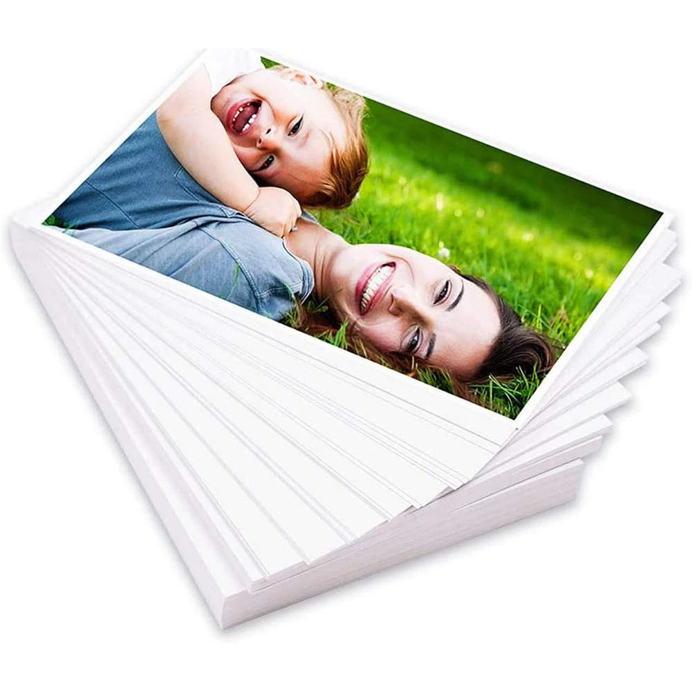 4'x 6' 4R High Glossy Photographic Paper Waterproof Professional Photo Paper Works with All Inkjet Printers 230g Qme