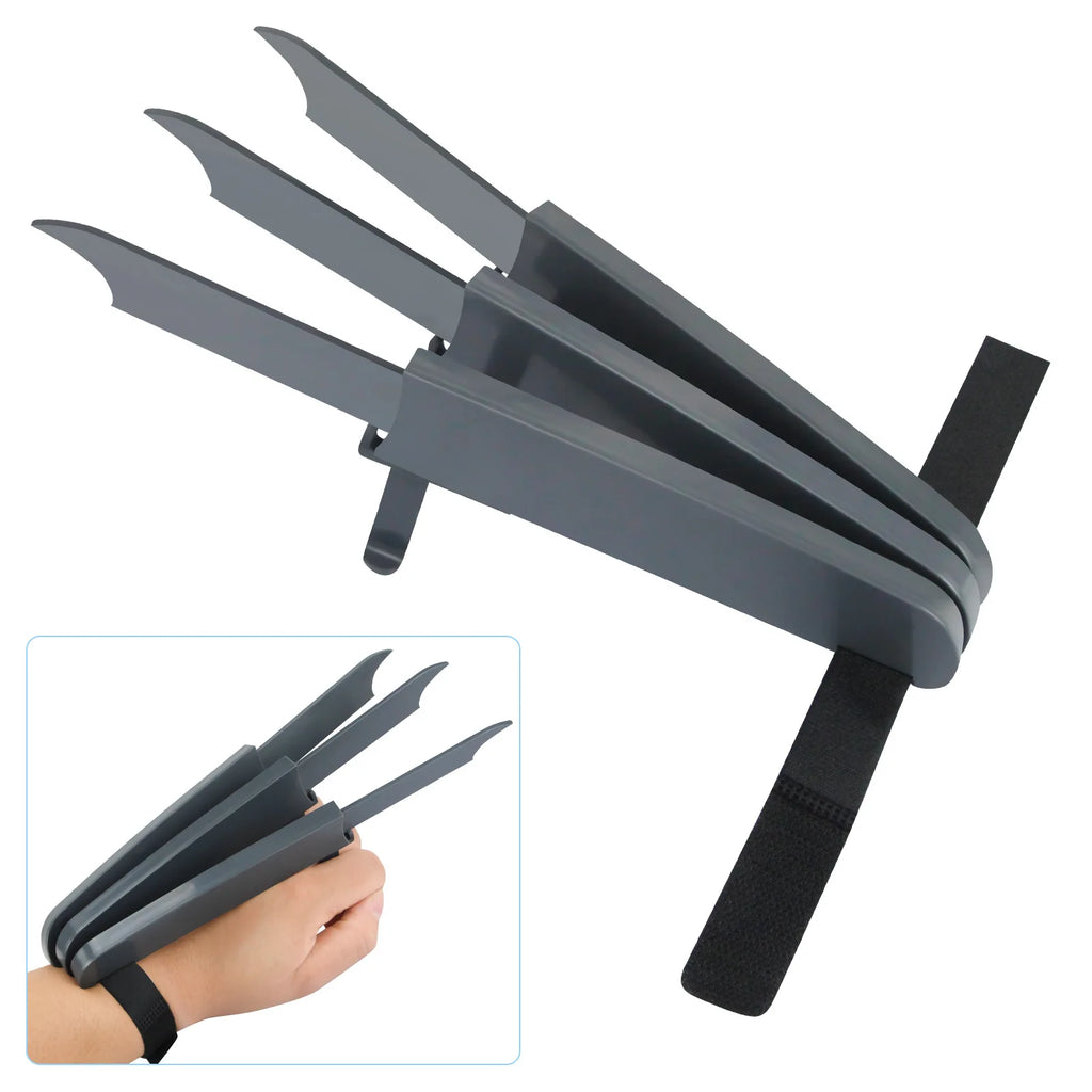 Wolverine Claws Halloween Cosplay Props Plastic Realistic Wolf Claws X Men Scalable Wolf Claws Clothing Decoration Qme