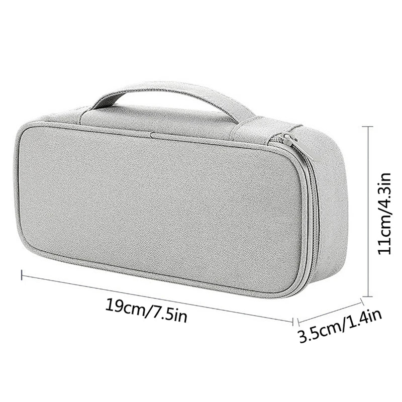 Storage Bag Cord Charger Power Hard Drive Electronic Digital USB Case Qme