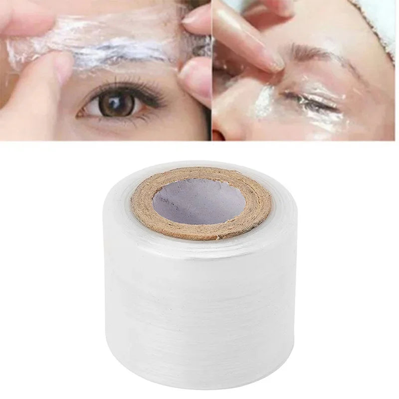1Roll Tattoo Film Wrap Microbading Plastic Preservative Clear Cover 42mm*200m Disposable Eyebrow Lips Body Tattoo Supplies Qme No Box