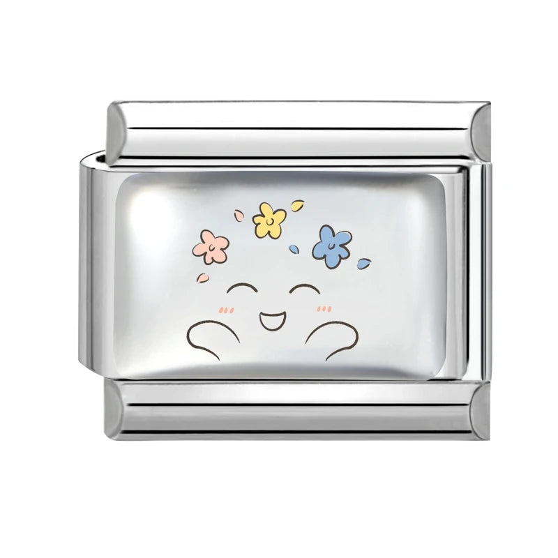 Fashion Kawaii Cute Dolphin Crab Cats Italian Charm Link Fit Bracelet