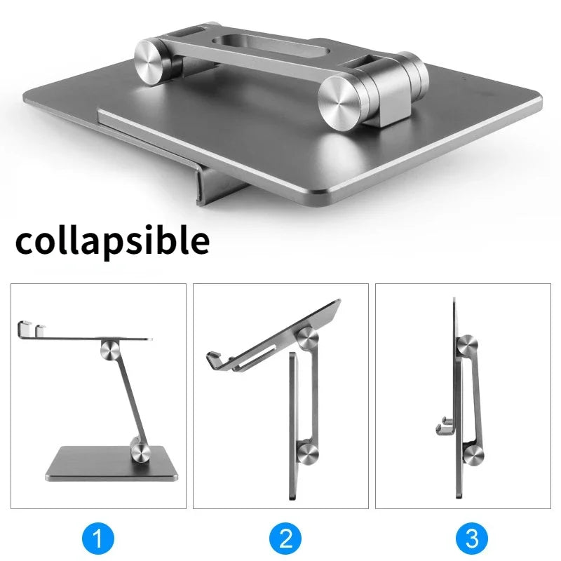 Metal Desk Mobile Phone Holder Stand for IPhone IPad Xiaomi Adjustable Desktop Tablet Holder Universal Table Cell Phone Stand Qme