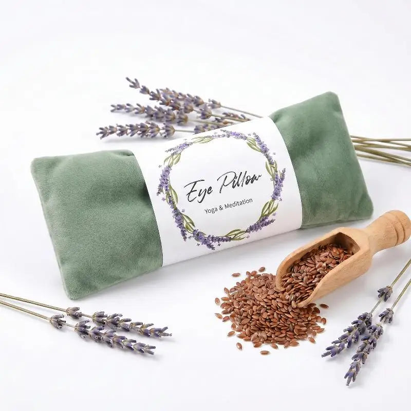 Lavender Eye Pillow Aromatherapy Cold Compress Relieve Fatigue Home Qme Green