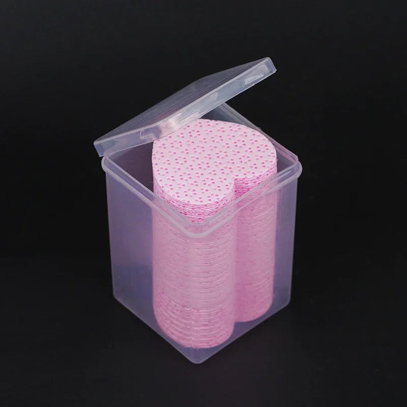 Remover Nail Polish Wipes Lint Paper White Cotton Art Removal Clean Qme