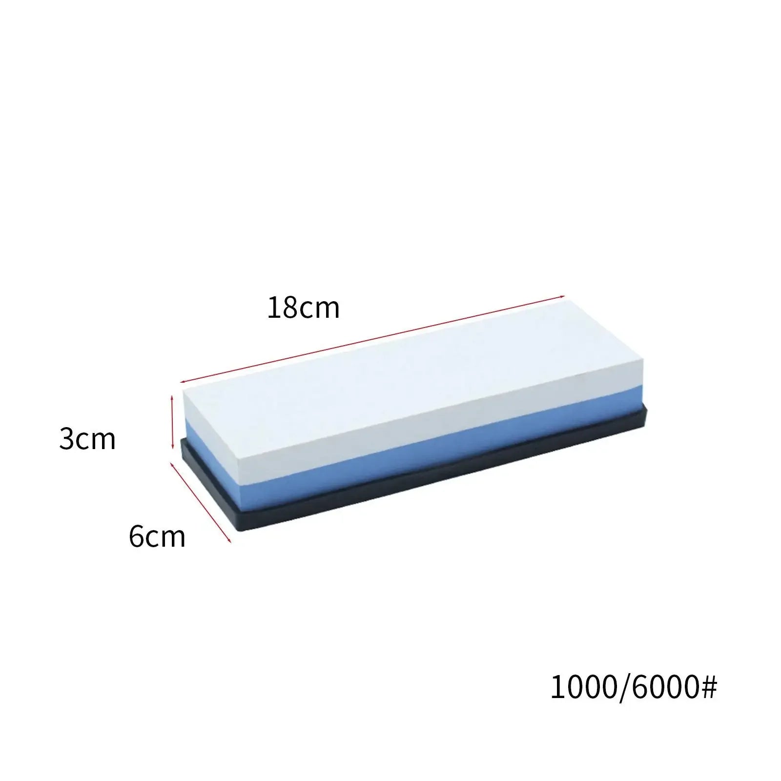 2 in 1 Professional Sharpening Stones Knife Sharpener Double-side Whetstone Grinder Stone Watster Stone Kitchen Gadgets Qme P1000 6000 1pc