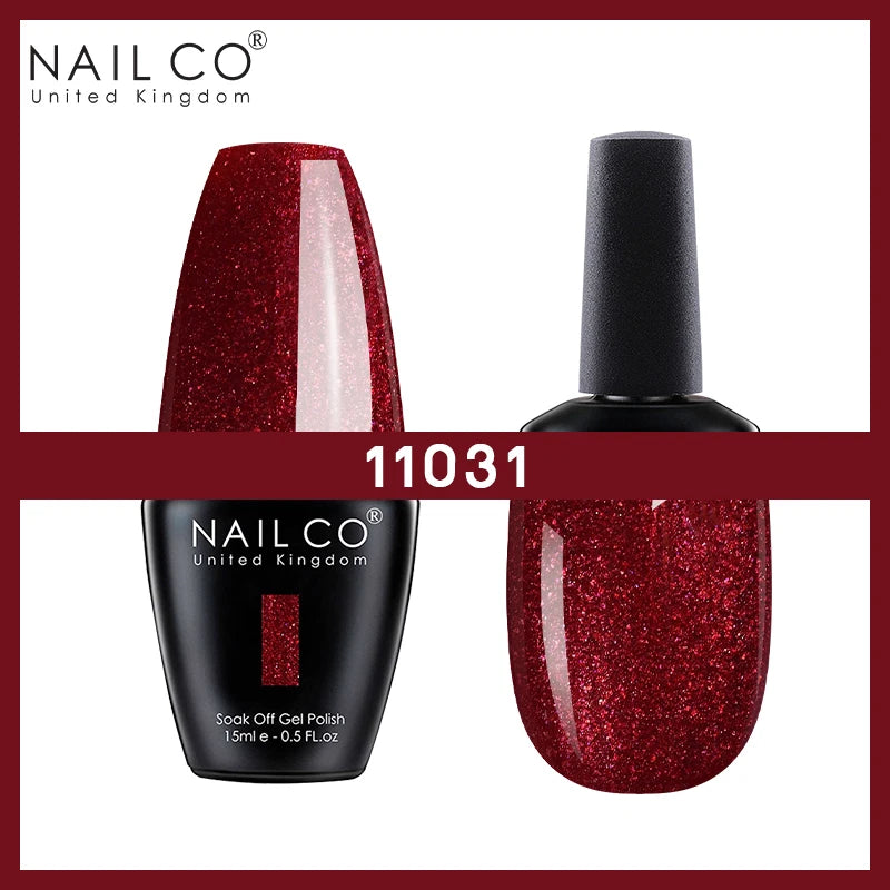 NAILCO Nude Nails Gel Nail Polish UV LED Semi-permant Varnish Hybrid Qme