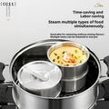 Stainless Steel Steamed Egg Bowl Ramen Rice Fruit Salad Stew Bowls Qme Default Title