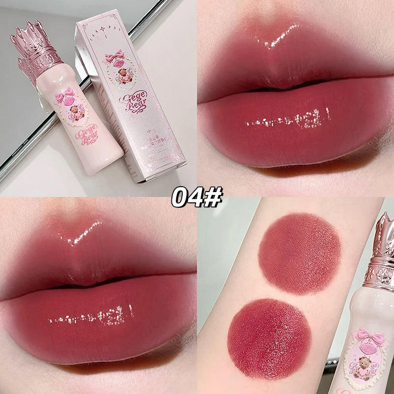 Gege Bear Silky Matte Velvet Lip Mud Moisturizing Non Drying Smooth Qme GX1560-04