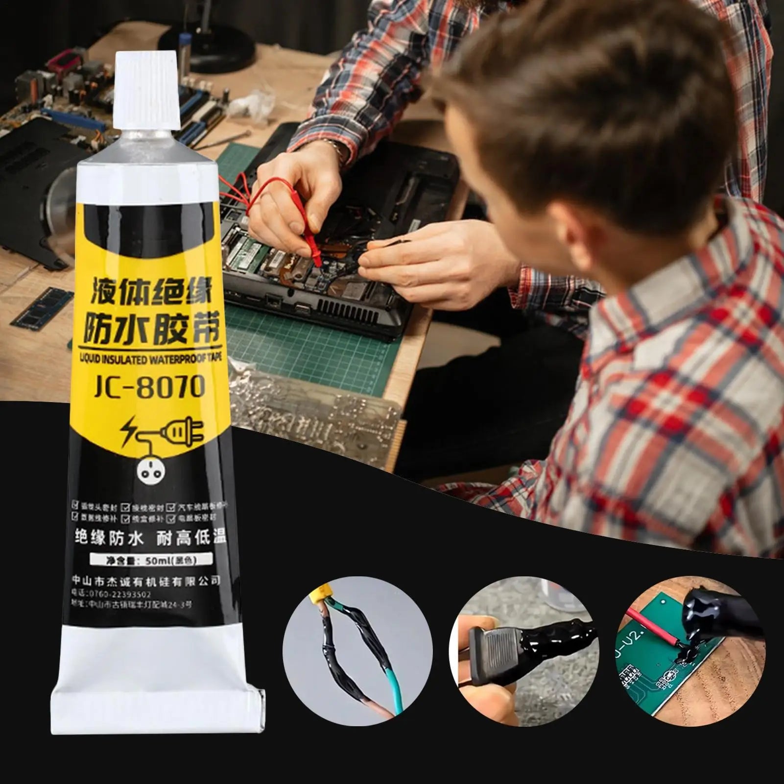 Auto Glass Adhesive Car Window Glue Fast Curing Window Sealant Compound Automotive Glass Glue Windshield Sealant for Car Windows Qme