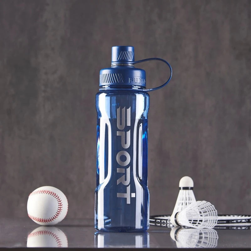 Sports Water Bottle Large Capacity Plastic Cup Leak-proof Home Outdoor Qme