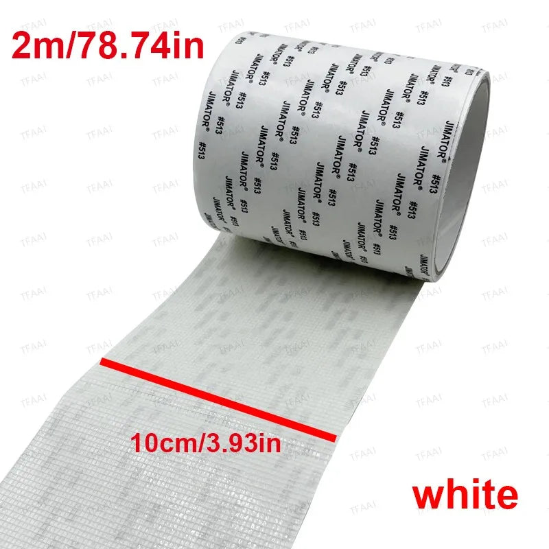 2/10m Window Mosquito Net Repair Tape Self-Adhesive Screen Repair Patch Strong Anti-Insect Fly Mesh Broken Holes Repair Tape Qme 10cmx2m White 1pc