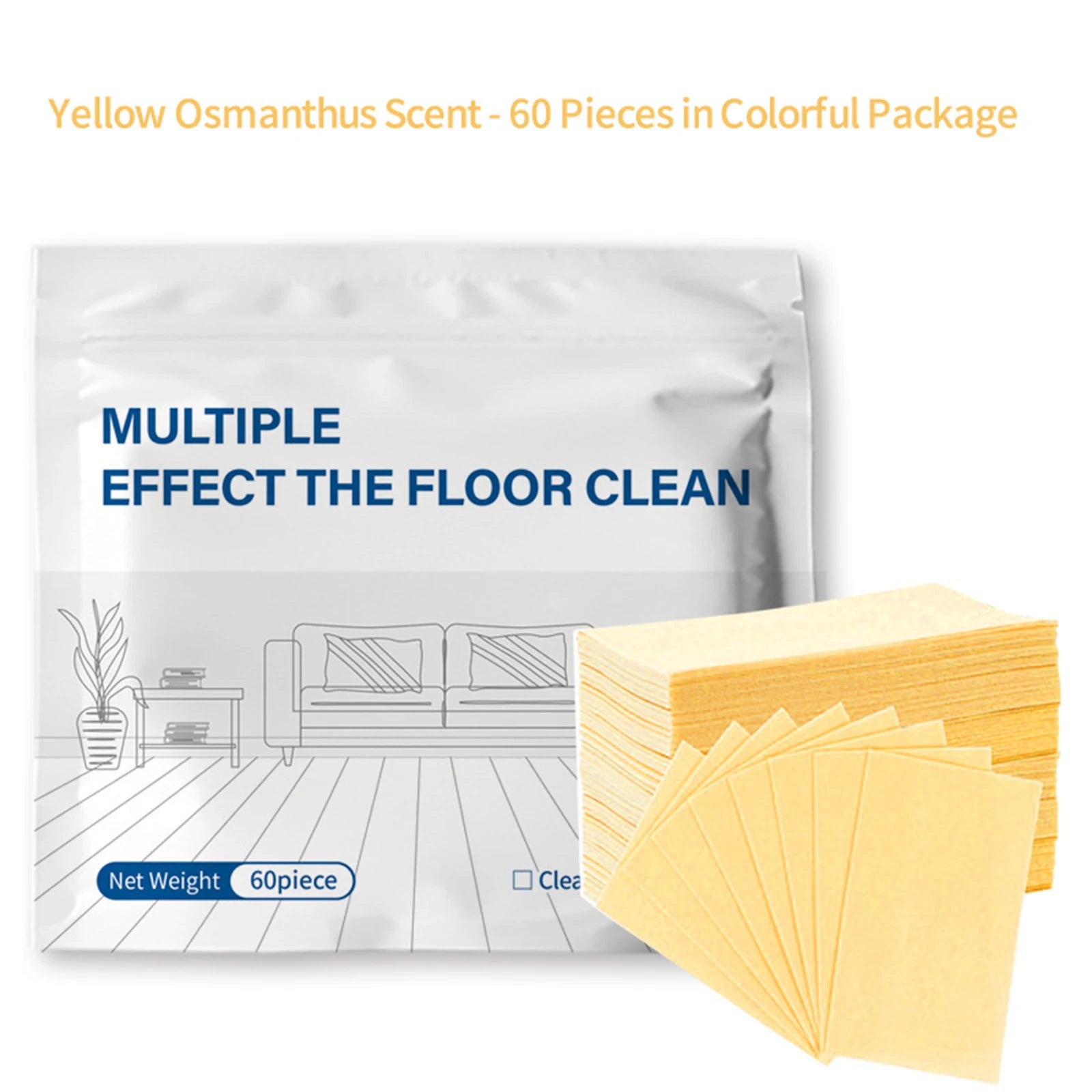 Floor Cleaner Cleaning Sheets Stain Removal Brightening and Fragrance-retaining Floor Cleaning Supplies Qme G