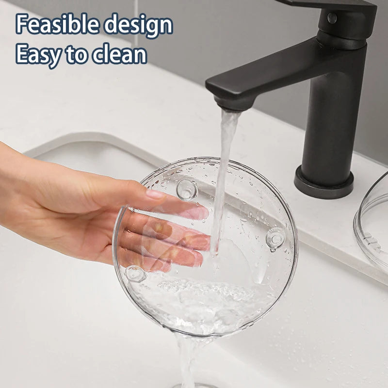 Hamster Transparent Bathroom Small Pet Sand Bath Cage Large Capacity Prevent Splash Bathing Transparent Shower Room Accessories Qme