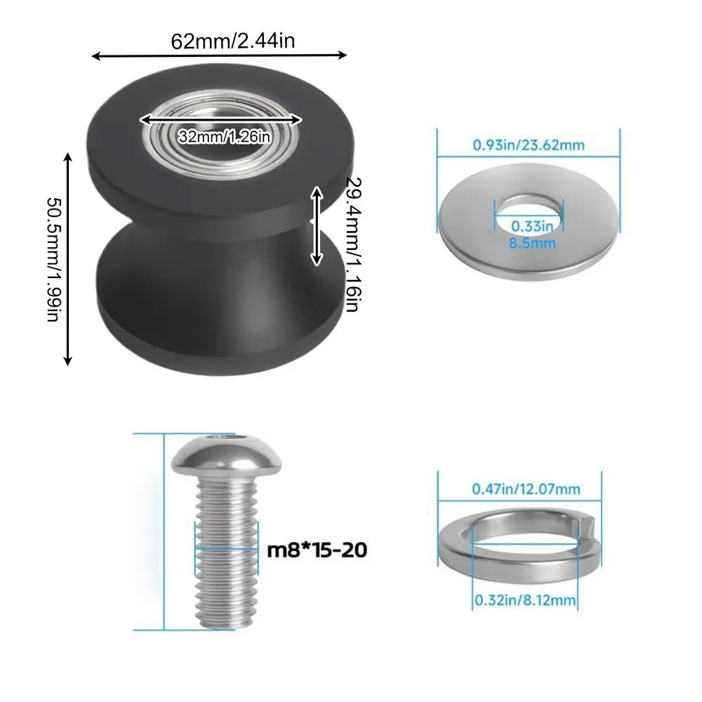 Elliptical Trainer Roller Quiet Smooth Replacement Parts Elliptical Replacement Parts For Indoor Commercial Gym Apartment Room Qme S China Mainland