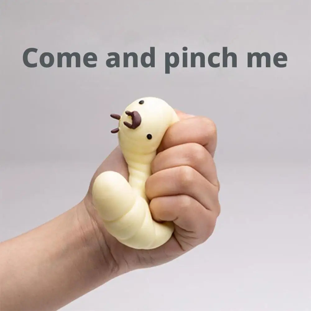 Soybean Bug Pinching Fun Worm Funny Kneading Fidget Sensory Play Qme