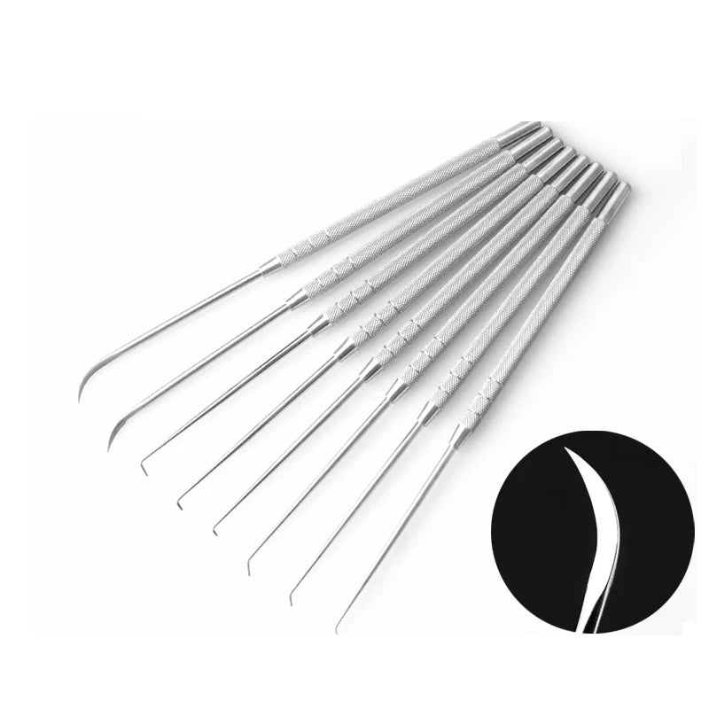 Stainless Steel Tenosynovitis Crochet Hook Needle Curved Knife Blade Qme