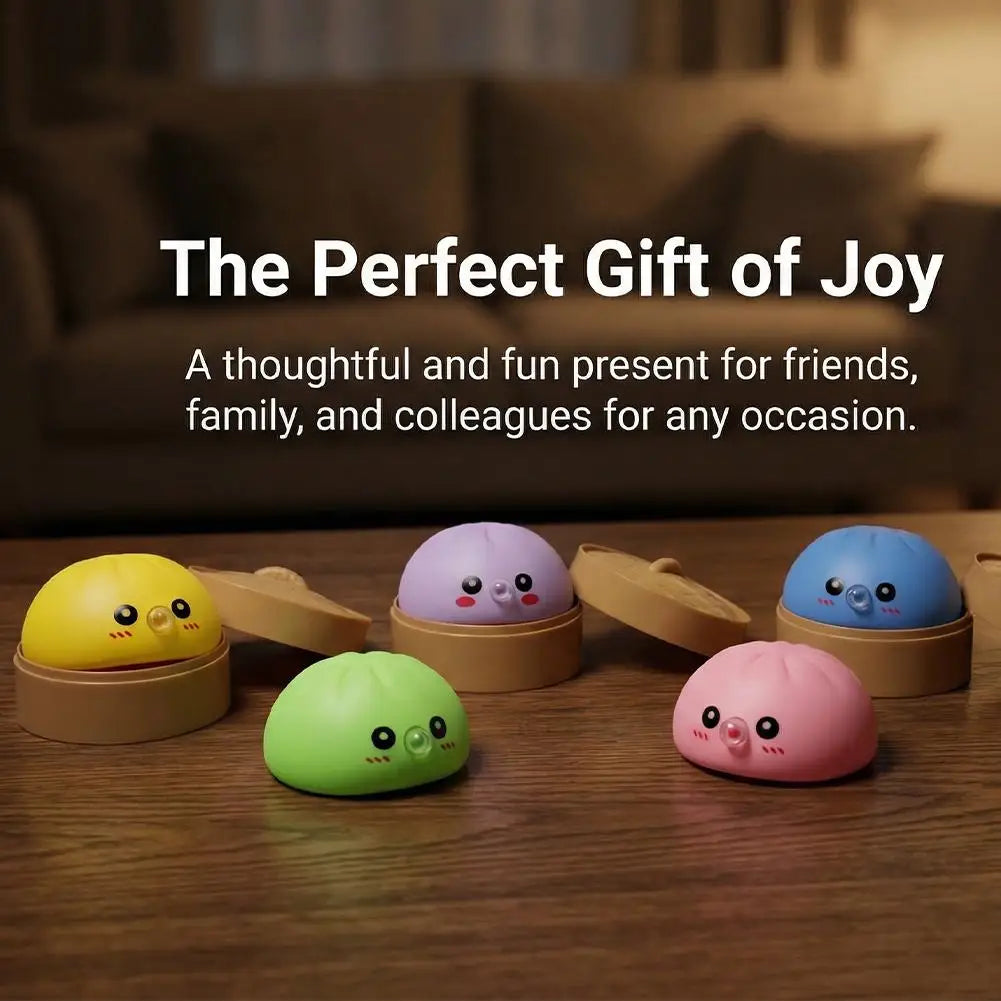Baozi Decompress Toy Squishy Dumpling Steamer Bun Ornament Slow Qme