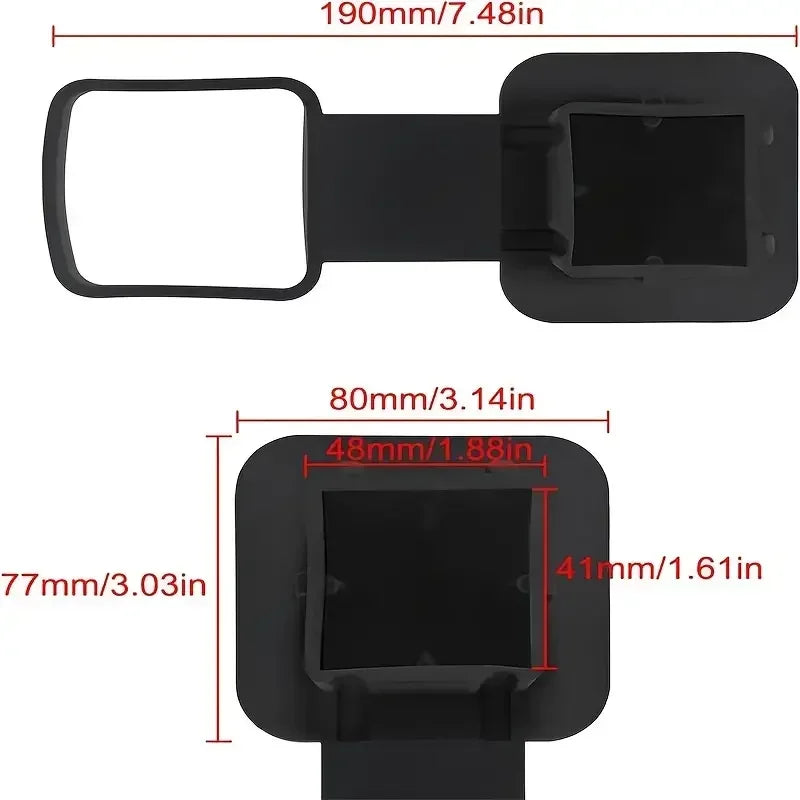 Trailer Hitch Cover 2-Inch Waterproof Towing Hitch Covers Uni-versal Plug Tube Cap Protector Automobile Exterior Csr Accessories Qme