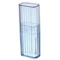 1pc Portable Transparent Storage Box Travel Travel Toothpick Simple Small Objects Wound Stickers Sorting Box 4.09in*1.33in Qme Clear Blue