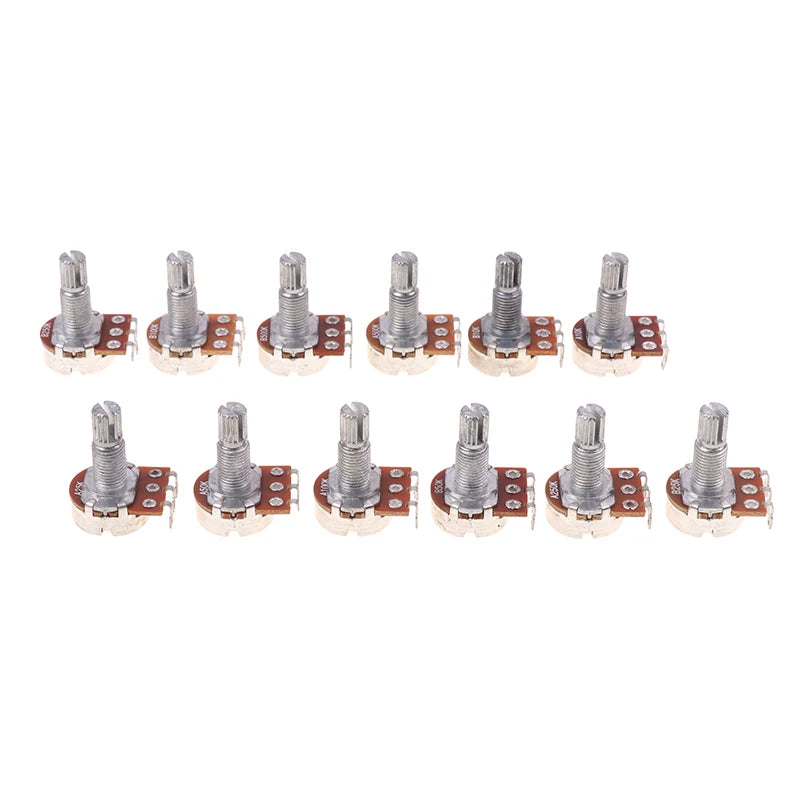 Potentiometer Splined Small Pot Electric Guitar Bass Effect Amp Tone Qme