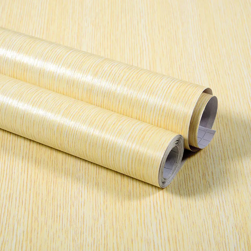 40CM X 3M Furniture Renovation Stickers Self-adhesive Wood Grain Stickers Wallpaper Cabinets Wooden Doors Tabletops Waterproof Qme HXM 40cm x 3m