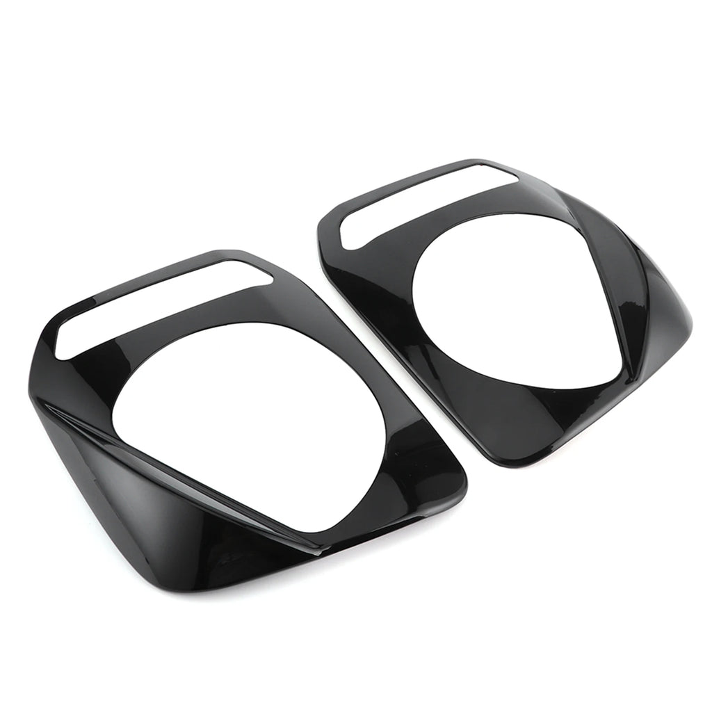 Car Front Headlight Cover Headlamp Trim Decor Fit for Jimny 2007‑ 2017 Front Lamp Decor Head Light Cover Trim Qme