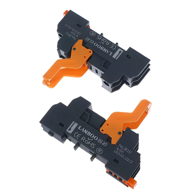 Relay Base LBJ13A Series Precision Manufacturing 5Pin 8Pin For DC12V/24V/48V AC24V/110V/220V Qme