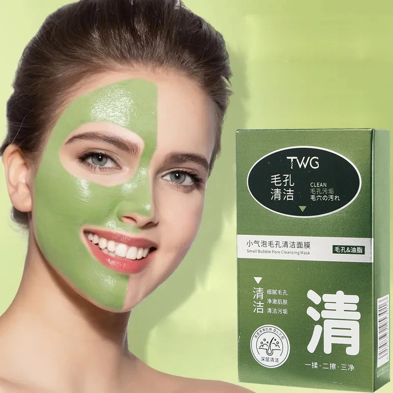 Small Bubble Pore Cleaning Facial Mask Delicate Pores Deep Qme 12pcs