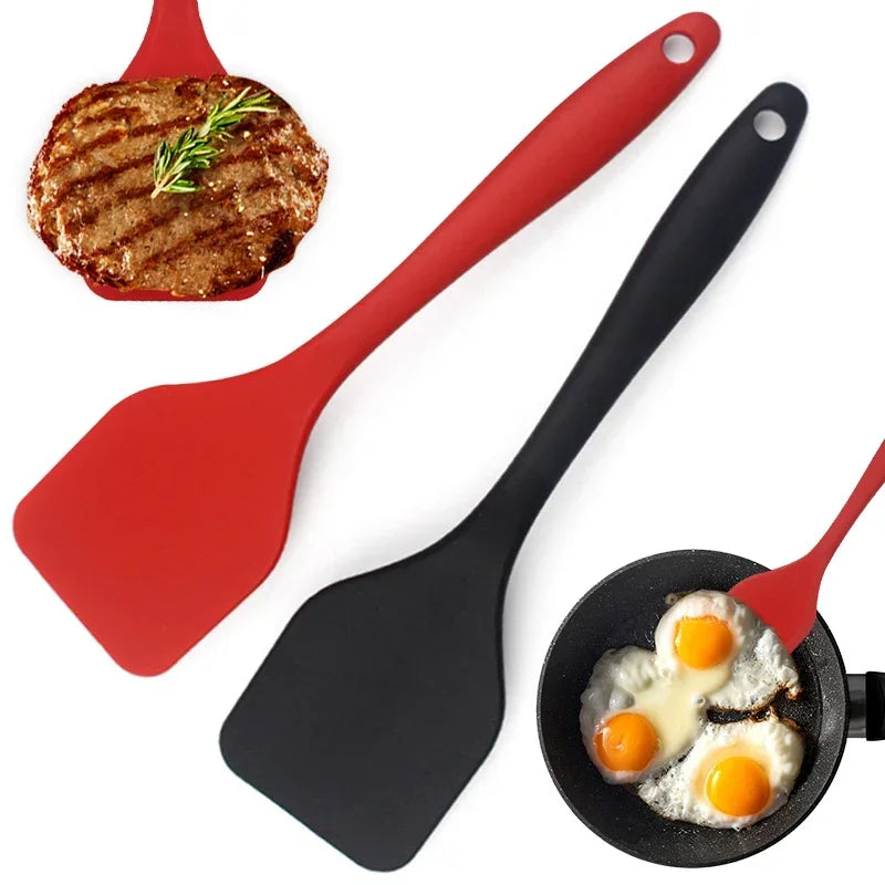 Silicone Cooking Leakage Spatula Dense Shovel Fried Fishomelette Qme
