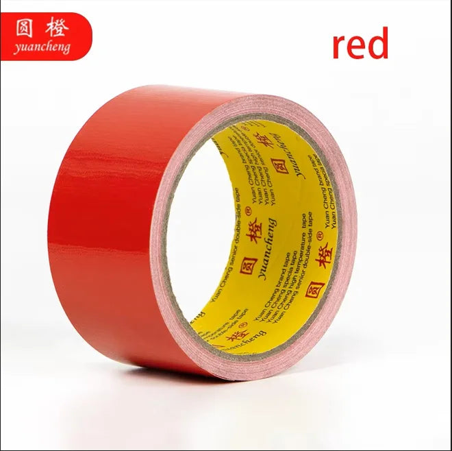 10Meter Adhesive Fabric Duct Tape heavy duty, Carpet Waterproof Tape,,Silver Tape decorative, automotive fabric tape 1rolls Qme 10M-45mm-red