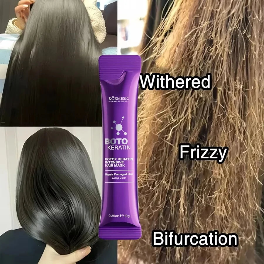 5 Seconds Repair Magical Keratin Hair Mask Damaged Frizzy Hair Soft Smooth Shiny Nutrition Deep Moisturize Hair Care Mask New Qme