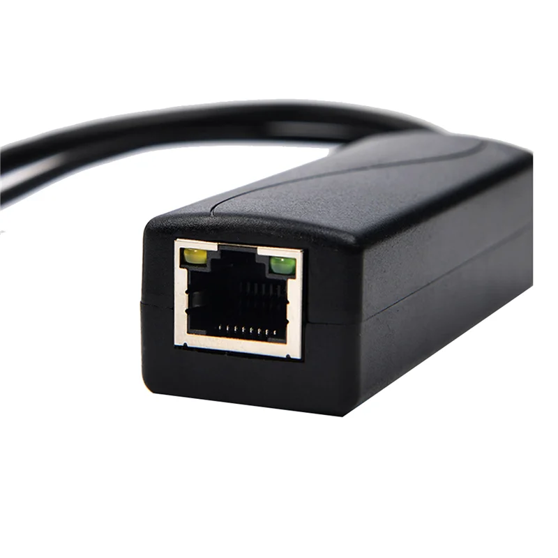 A02F-2X 100M Poe Splitter 12V 1A IEEE 802.3Af 1.5KV Isolation Protection For Home Network Office Network Qme