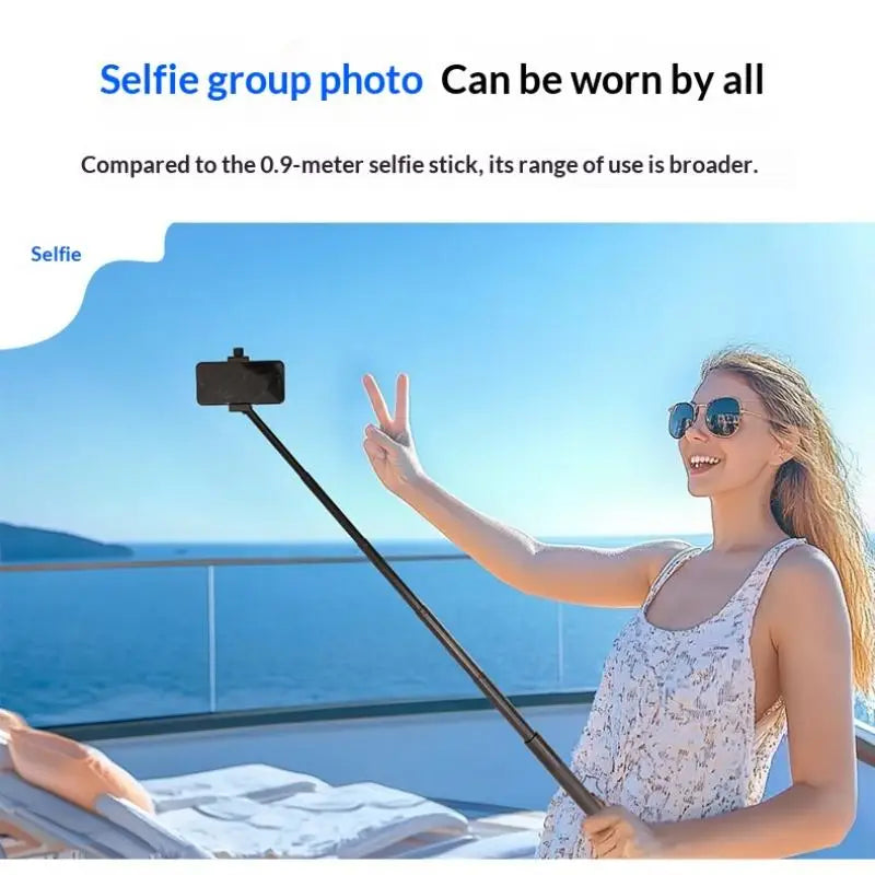 Bullet Time Bundle Invisible Selfie Stick Foldable Tripod Portable Qme