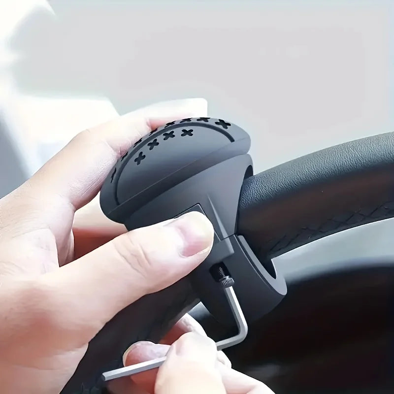 1pc Power Steering Wheel Assist Device for One-Handed Steering, a Tool to Make Turning Easier. Qme