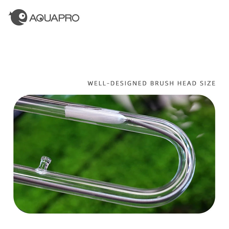 Aquarium Spring Brush Cleaning Tools Accessories Cleaners Fishbowl Supplies Fish Tank Akvarium Filter Fishing Goods Plant Qme