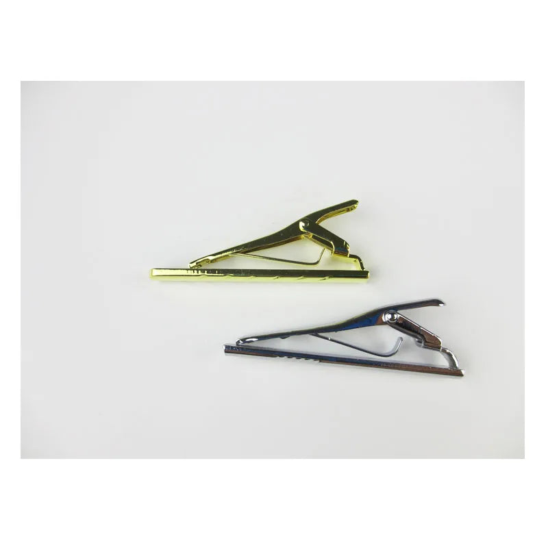 Tie Clips Metal Fashion Accessories Simple Bar Clasp Pin Coravate Men Qme