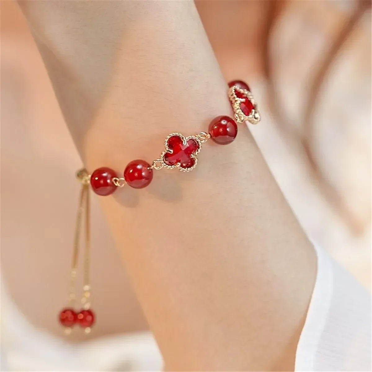 Fashion Creative Lucky Natural Hotan Jade Bracelet Vintage Light Luxury Handmade Jewelry Bracelet Chinese Style Jewelry Gift Qme 12