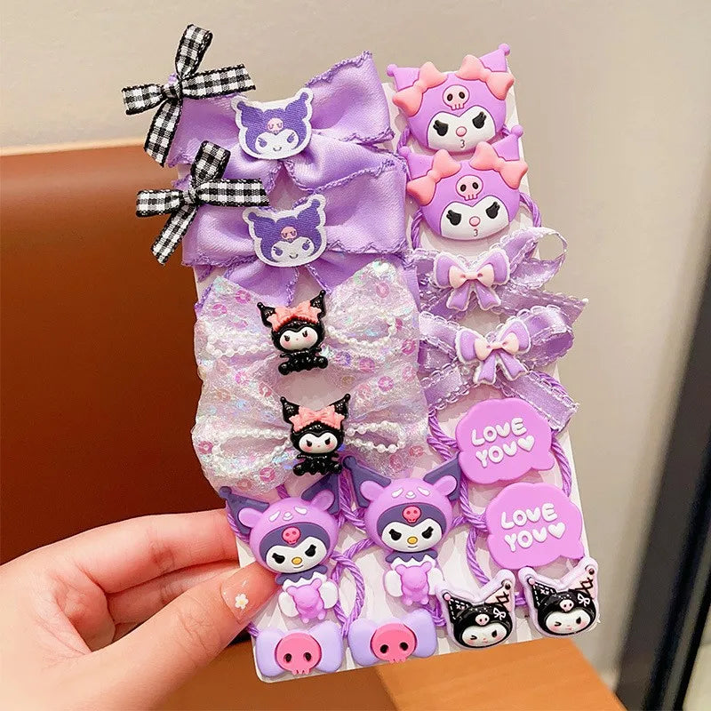 Hello Kitty Kuromi Hair Accessories Gentle Great Elasticity Rubber