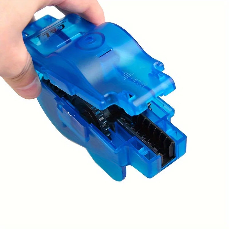 Portable Bicycle Chain Cleaner Bike Clean Machine Wash Tool Mountain Road Bike Cycling Cleaning Kit Qme