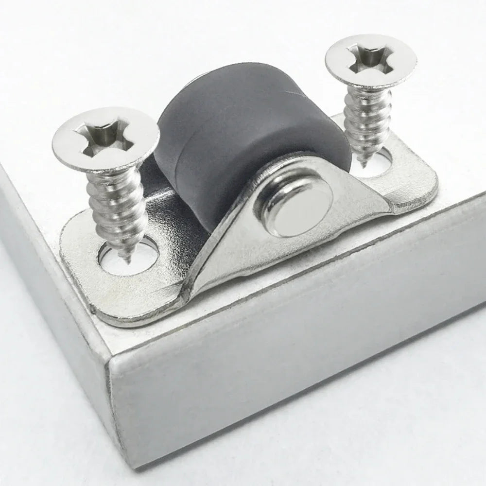 8/4pcs Mini Silent Caster Wheel 0.5 Inch Linear Wheels Tiny Roller Sliding Door Directional Wheel Little Rubber Rolling Wheel Qme