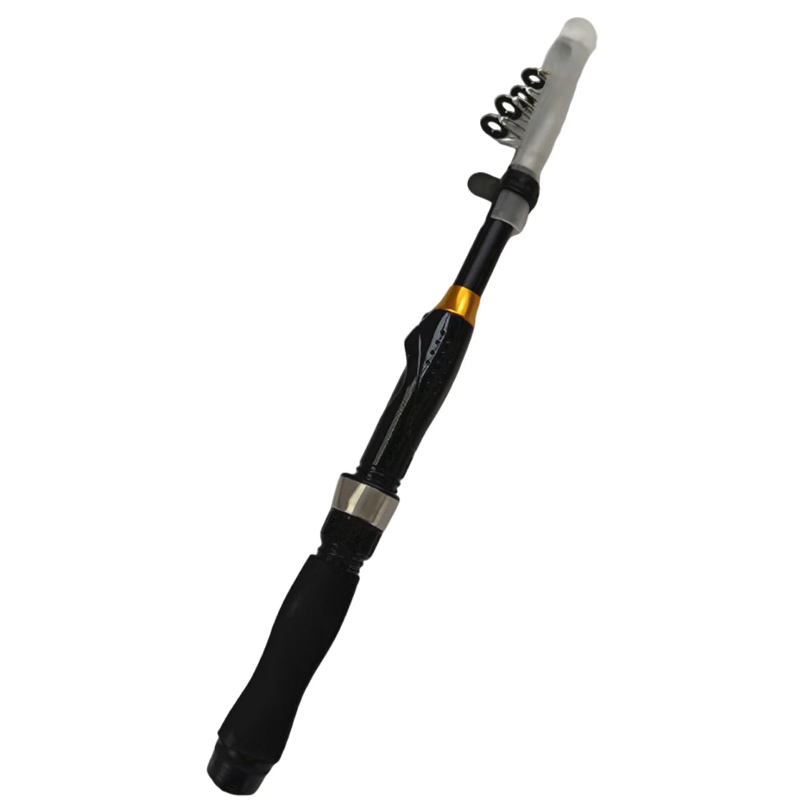 Portable Collapsible Fishing Pole Lightweight and Compact Design Portable Angling Pole Super Short for Saltwater and Freshwater Qme 1.3M