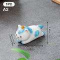 Cute Ceramic Horse Chopstick Rest Rack & Holders Spoon Fork Knife Stand Flatware Organizer Horse Year Ornaments Table Decor Qme A2