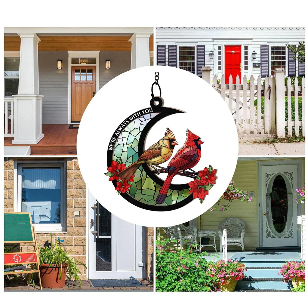 Bird Suncatcher Window Acrylic 2d Flat Hangable Pendant Sun Catcher Qme