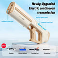 Children's Fully Automatic Water Storage Gun Large Capacity Electric Water Absorbing Toy Gun Summer Outdoor Water Toy Gift Qme YELLOW